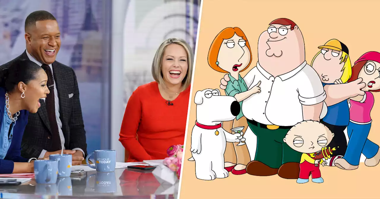 'Family Guy' zinged the 3rd hour of TODAY — and our hosts love it