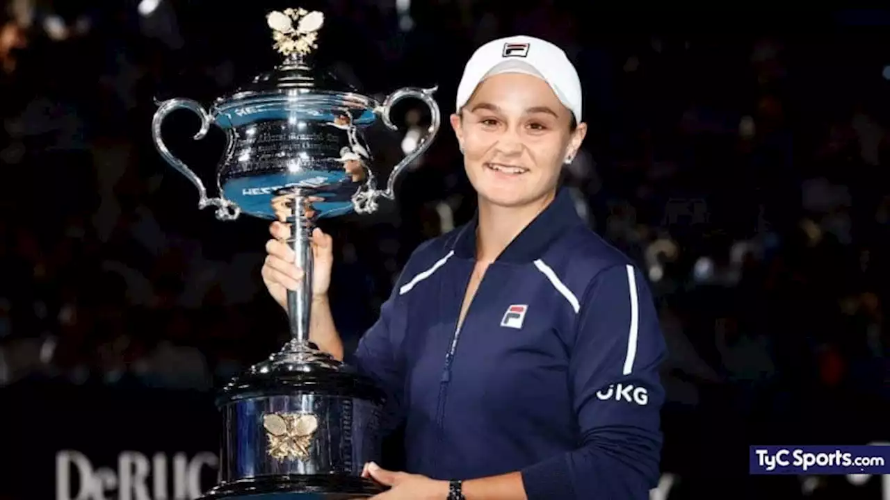 Ashleigh Barty, la campeona del Australian Open que rompió un récord que llevaba 44 años - TyC Sports