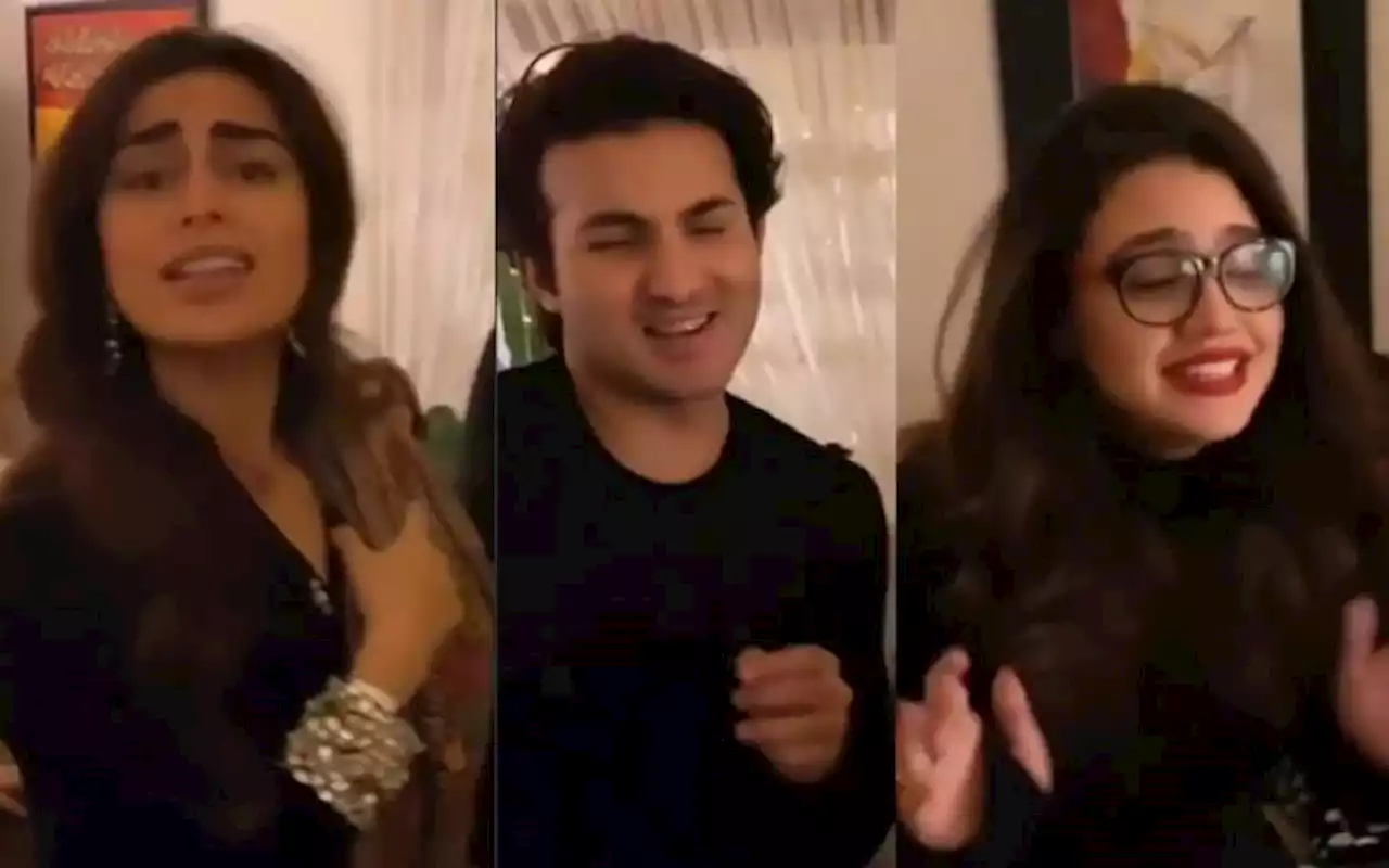 ’جوانی جانِ من حسیں دلربا‘ گانے پر زارا نور عباس شہروز سبزواری اور صدف کنول کے ٹھمکے ویڈیو وائرل