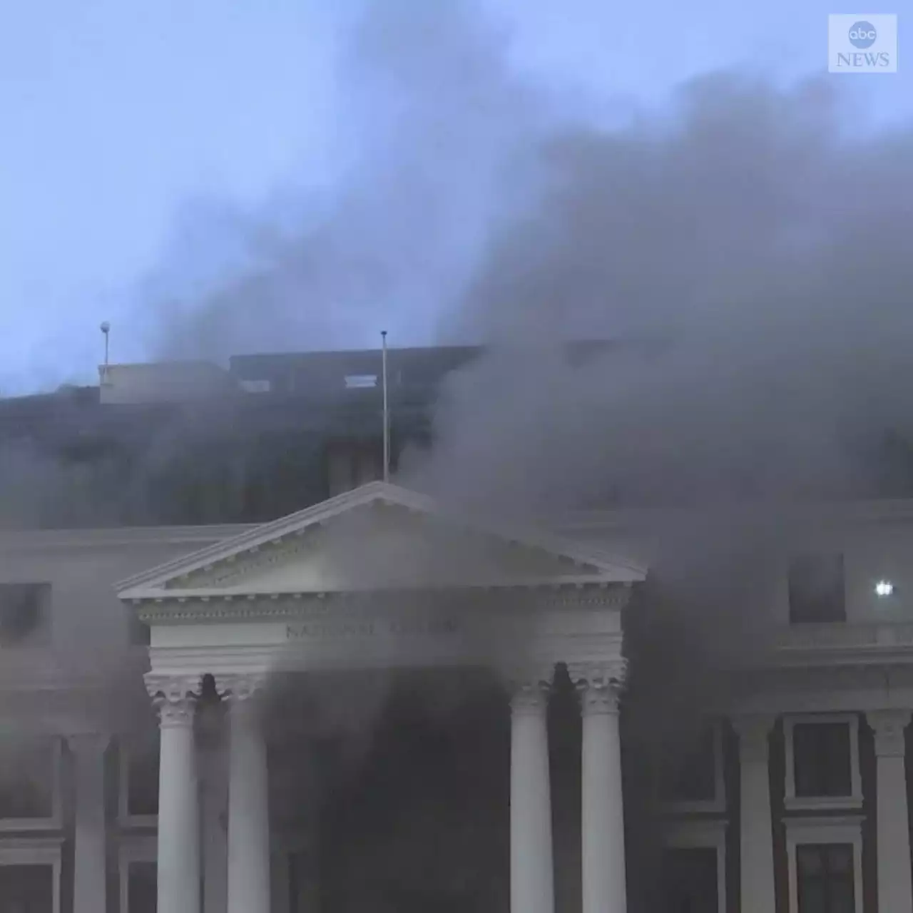 Fire ravages South Africa's historic Parliament complex