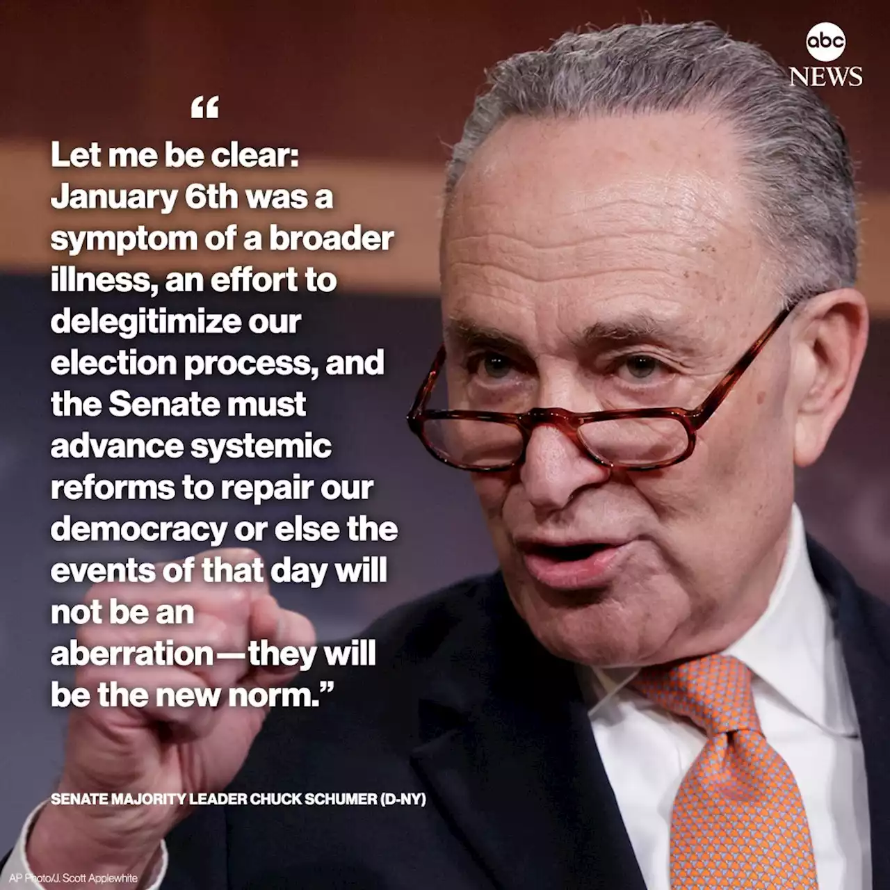 Schumer: Senate to vote on filibuster change on voting bill