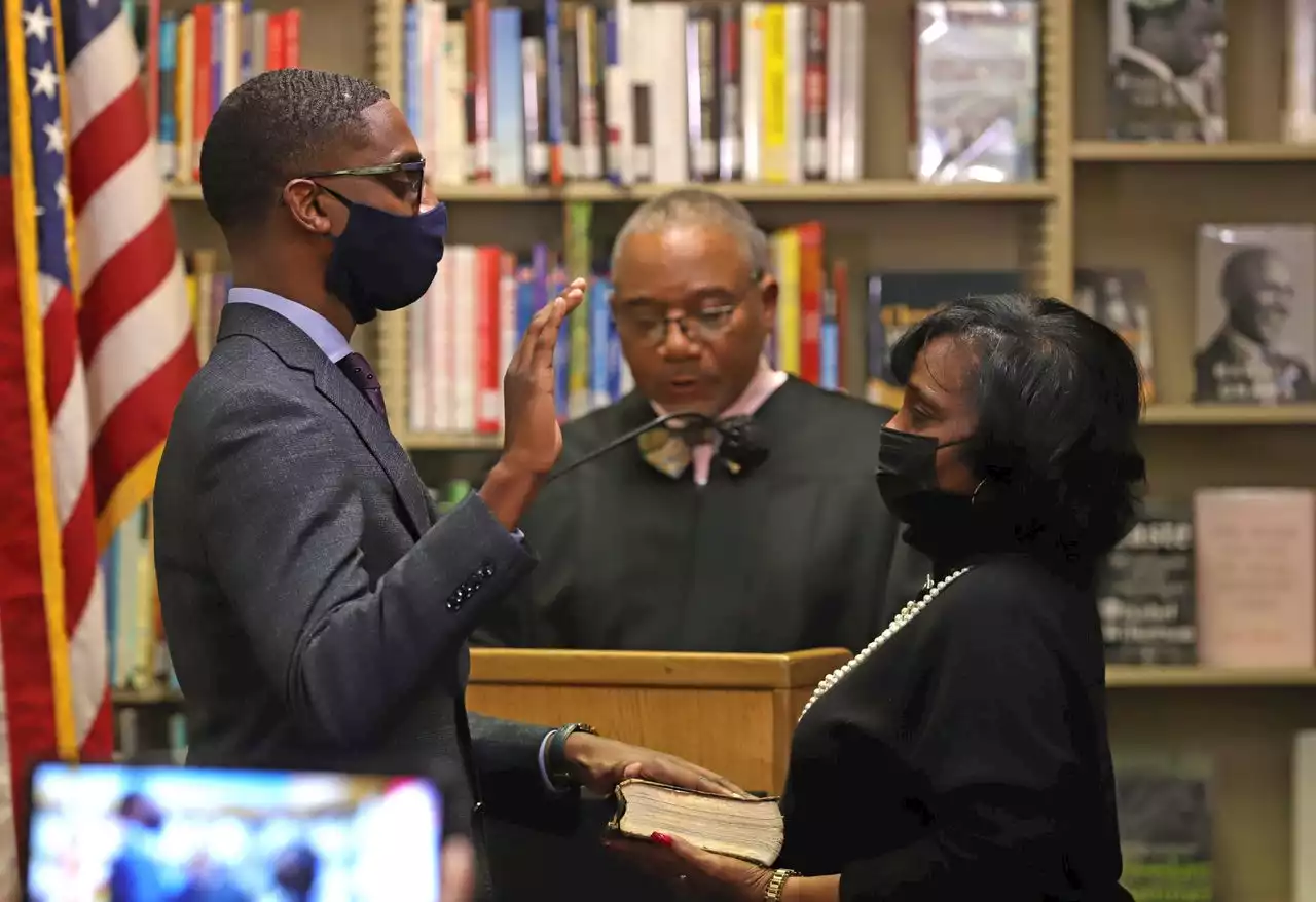 Justin Bibb sworn in as Cleveland’s 58th mayor (photos)