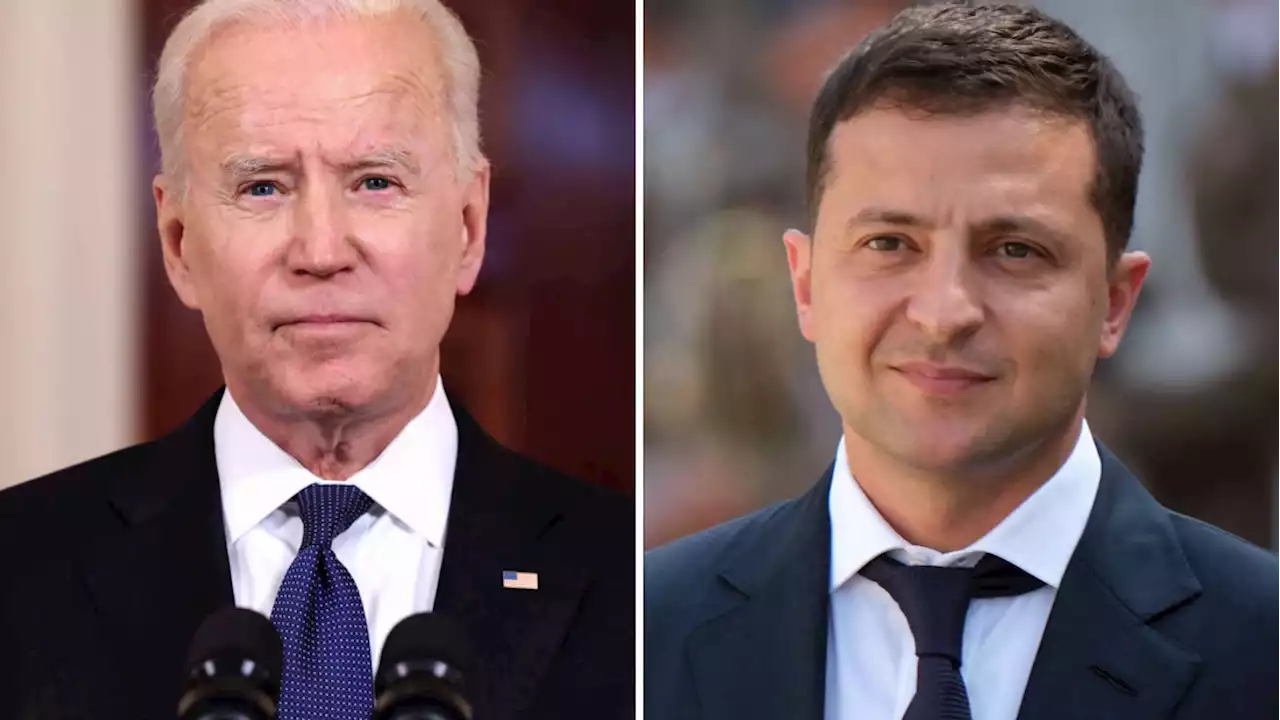 Biden tells Ukrainian president US 'will respond decisively if Russia further invades'