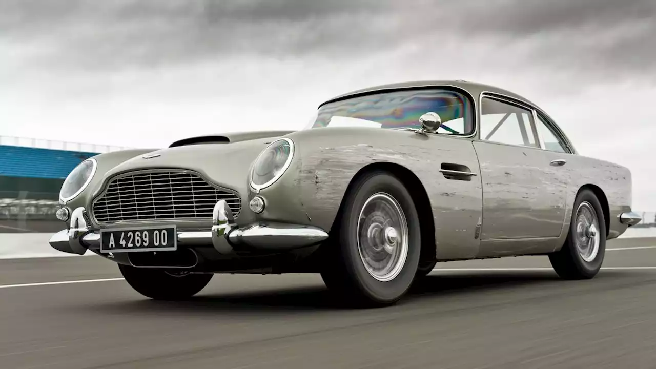 Driving an Aston Martin DB5 James Bond stunt car | Evo