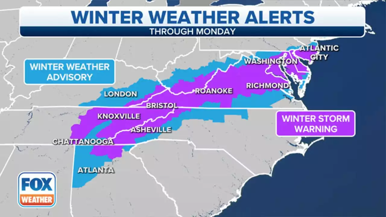 Eastern US faces 1st winter storm of 2022, bringing heavy snow, wind