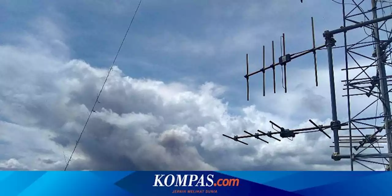 Kolom Abu Setinggi 200 Meter Teramati di Puncak Gunung Semeru