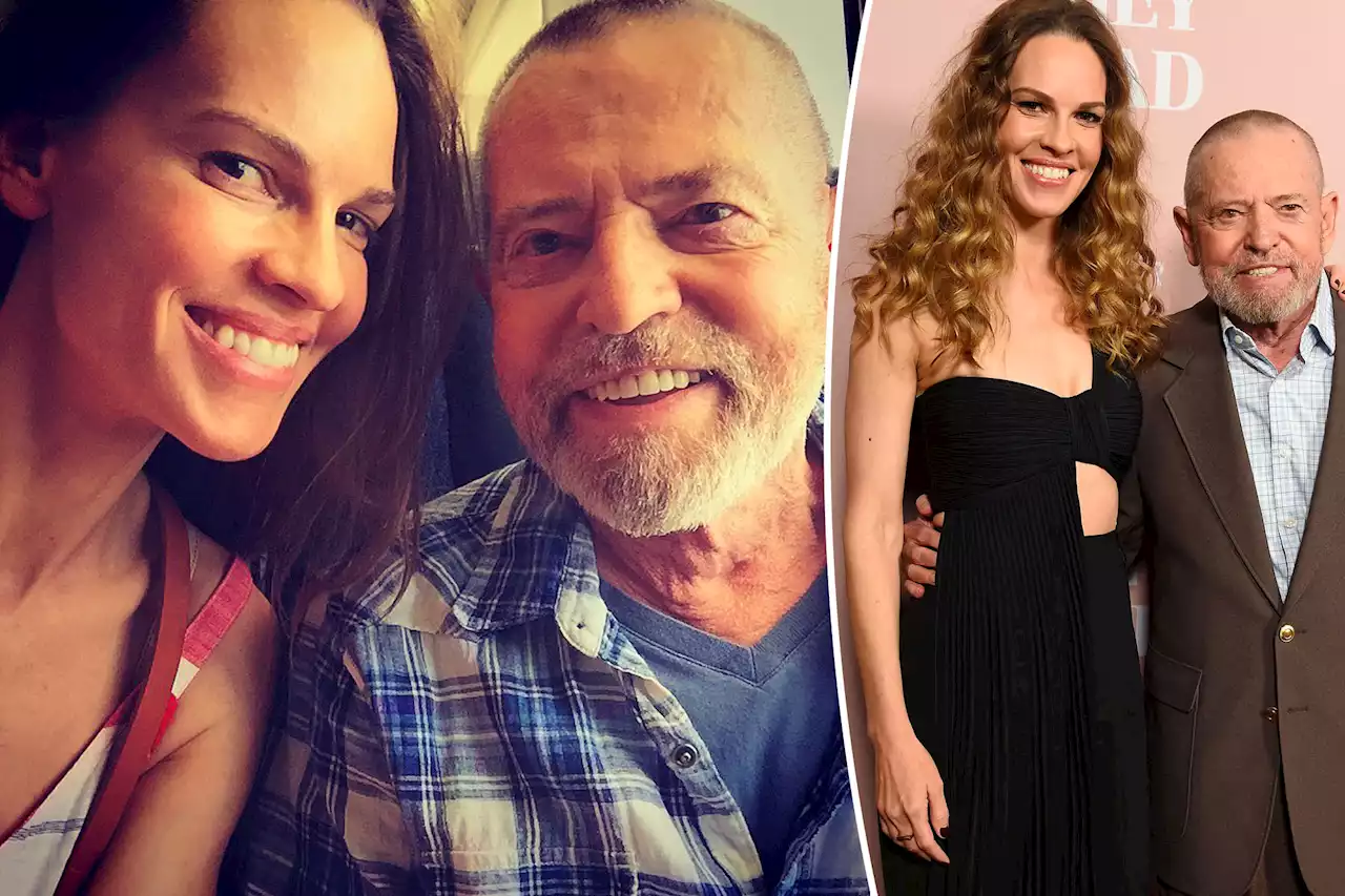 Hilary Swank reveals her father died in October in emotional tribute