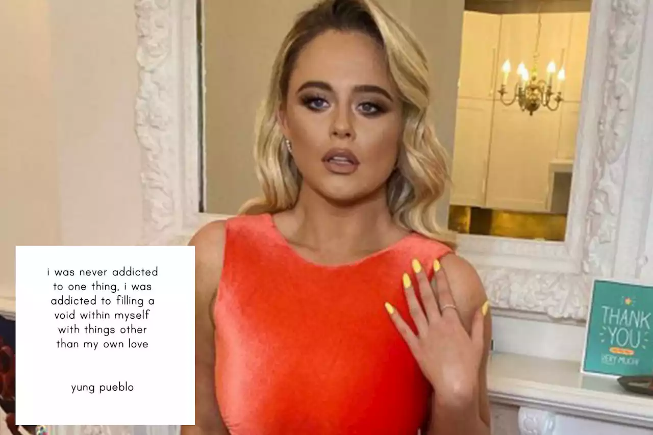 Emily Atack shares cryptic post about 'filling a void' after putting Jack Grealish drama behind her