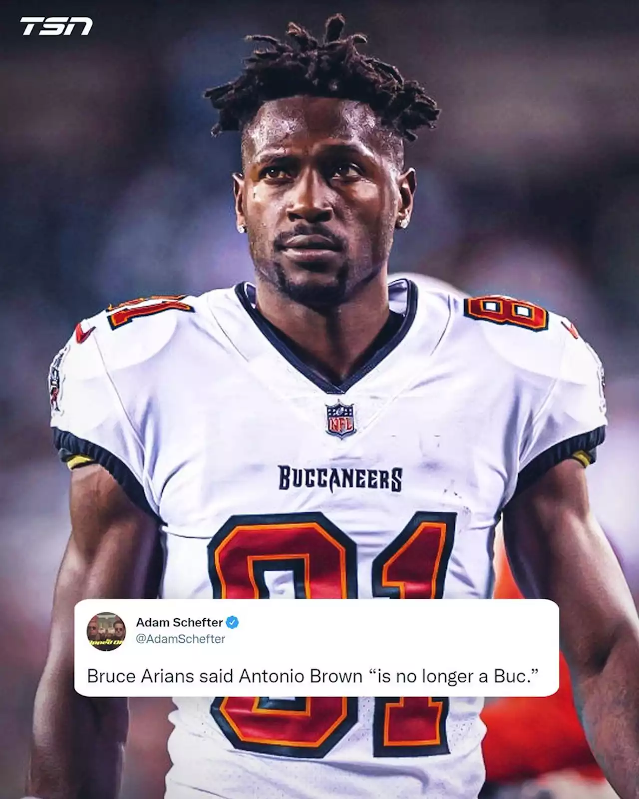 Arians says Brown no longer with Bucs after abrupt departure - TSN.ca