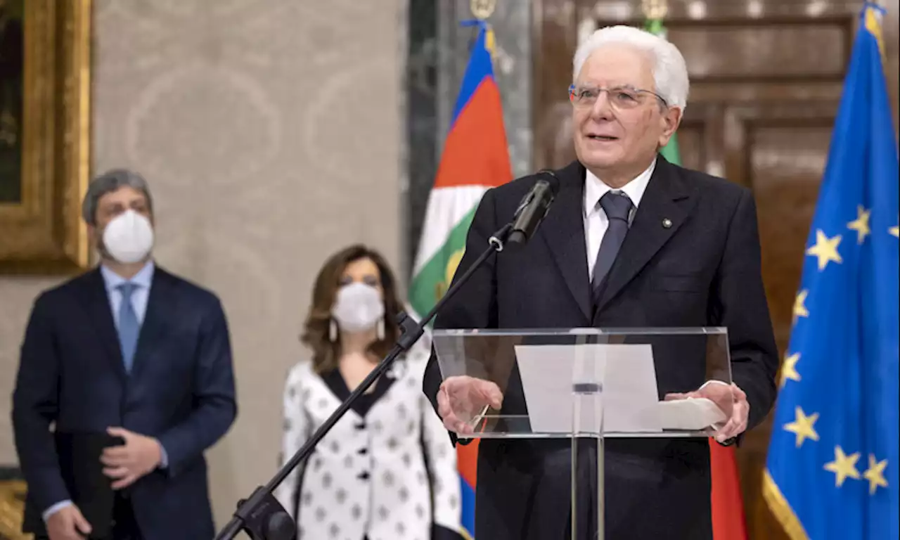 Il Capo dello Stato Mattarella: 'Ho il dovere di non sottrarmi'