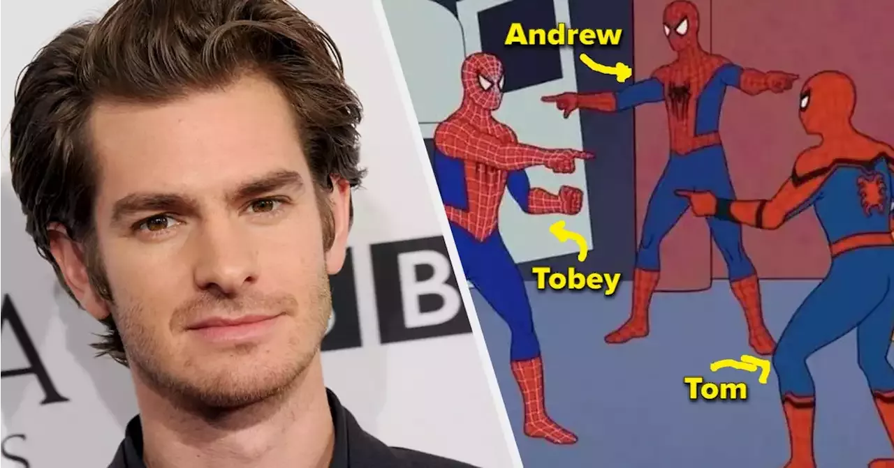 Turns Out, Andrew Garfield Is Responsible For Incorporating That Viral Meme Into 'Spider-Man: No Way Home,' And It's So Brilliant I Could Kiss Him