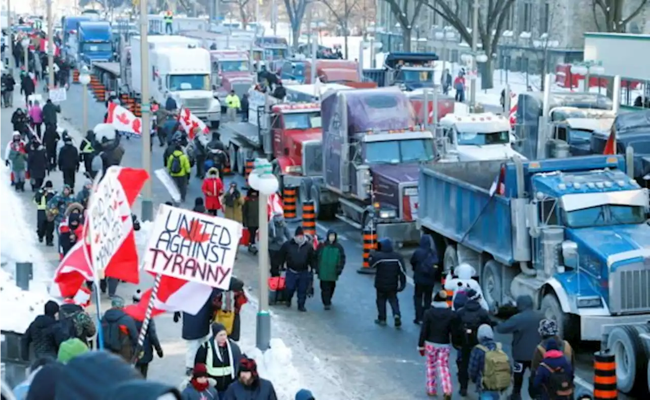 Thousands stage peaceful protest in Ottawa against Canada’s vaccine mandates