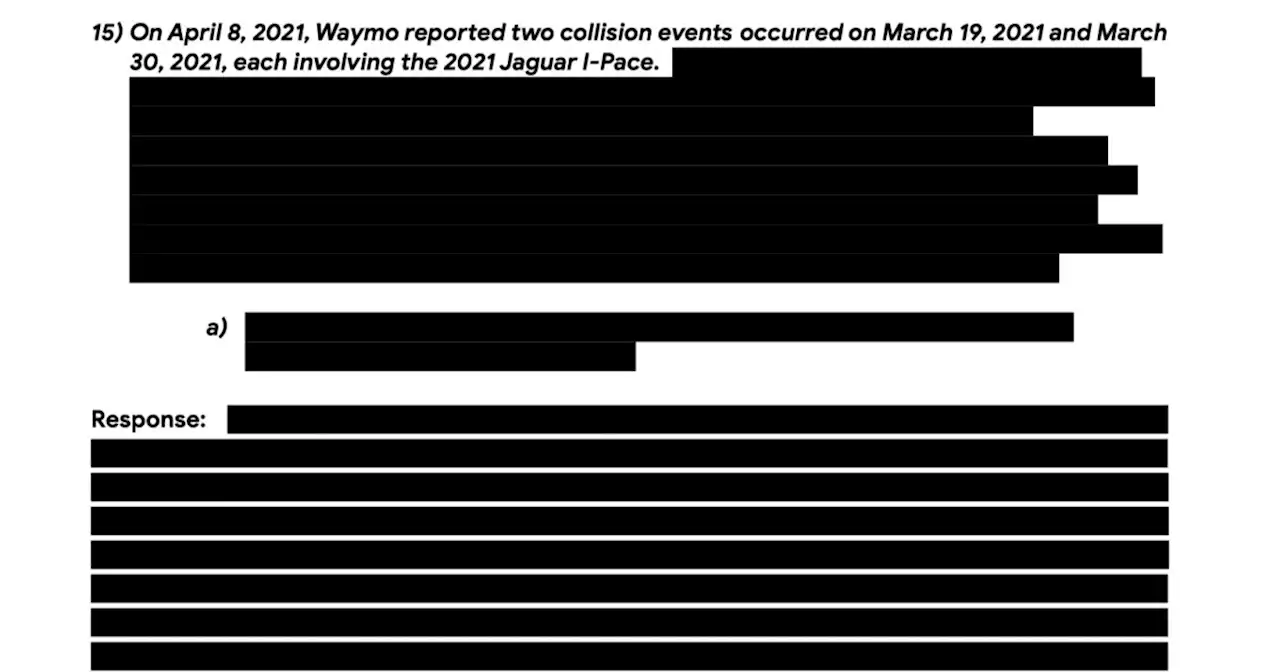 Waymo sues state DMV to keep robotaxi safety details secret