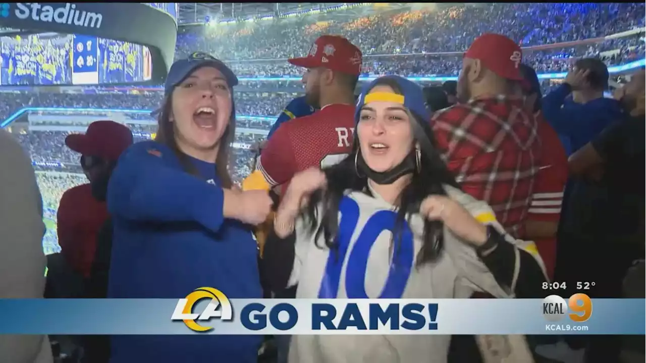 Rams Fans Celebrating Super Bowl Berth, Victory Over Rams