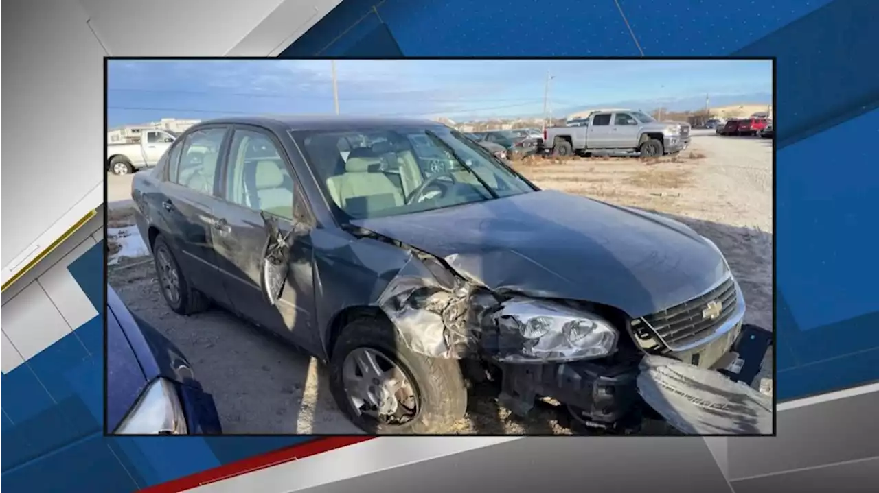 Car given to Nebraska high school student by his late father stolen and wrecked