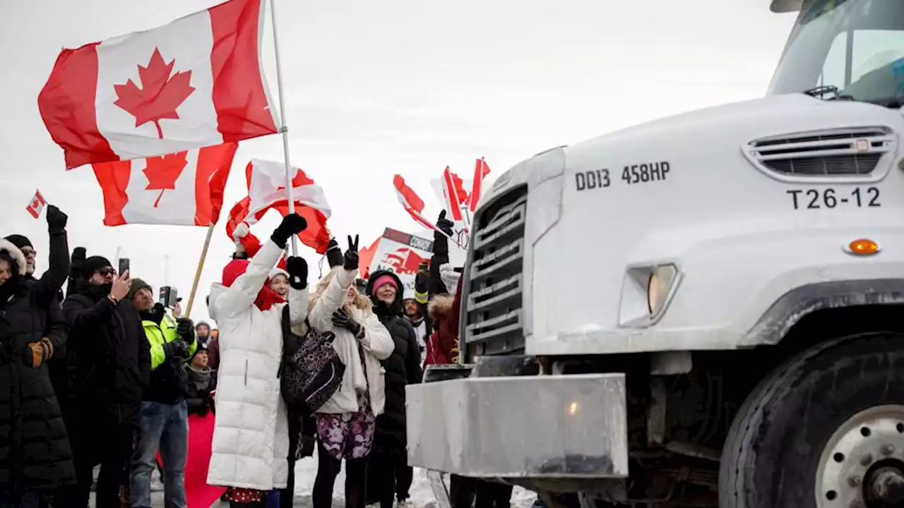 Canadian Trucker Anti-Mandate Blockade Continues In Ottawa As Trump Voices Approval