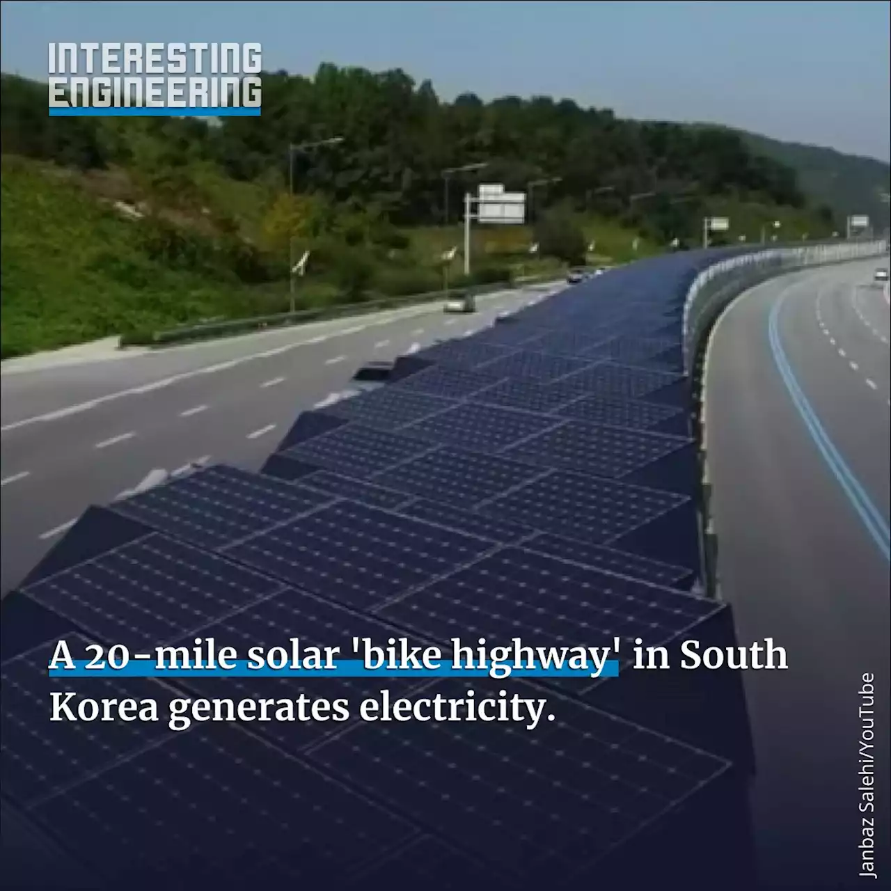 South Korean 20-Mile Solar 'Bike Highway' Generates Electricity