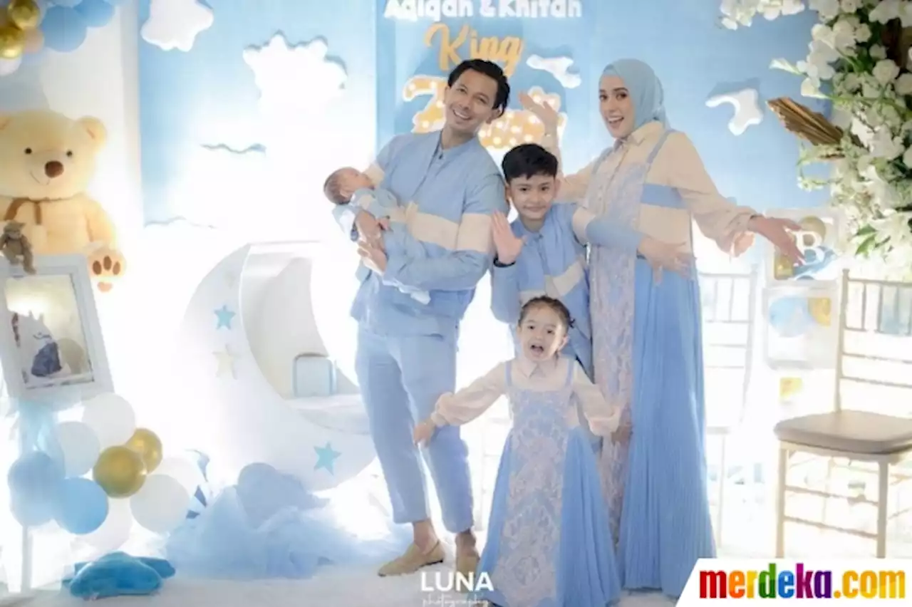 Foto : 5 Potret Acara Aqiqah Baby Zhafi Anak Fairuz dan Sonny Septian | merdeka.com