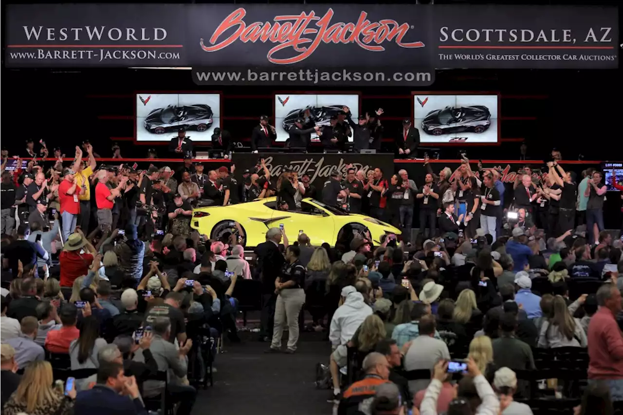 First retail 2023 Chevy Corvette Z06 fetches $3.6M at auction