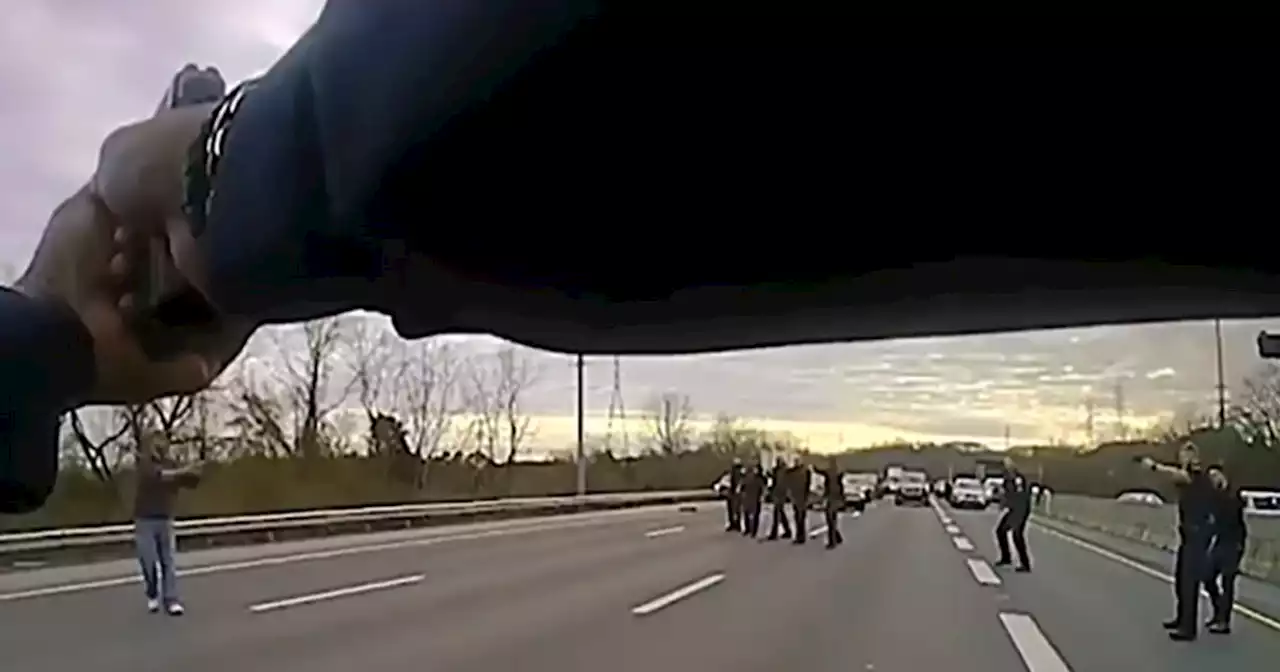 Police release bodycam of officers fatally shooting man on interstate