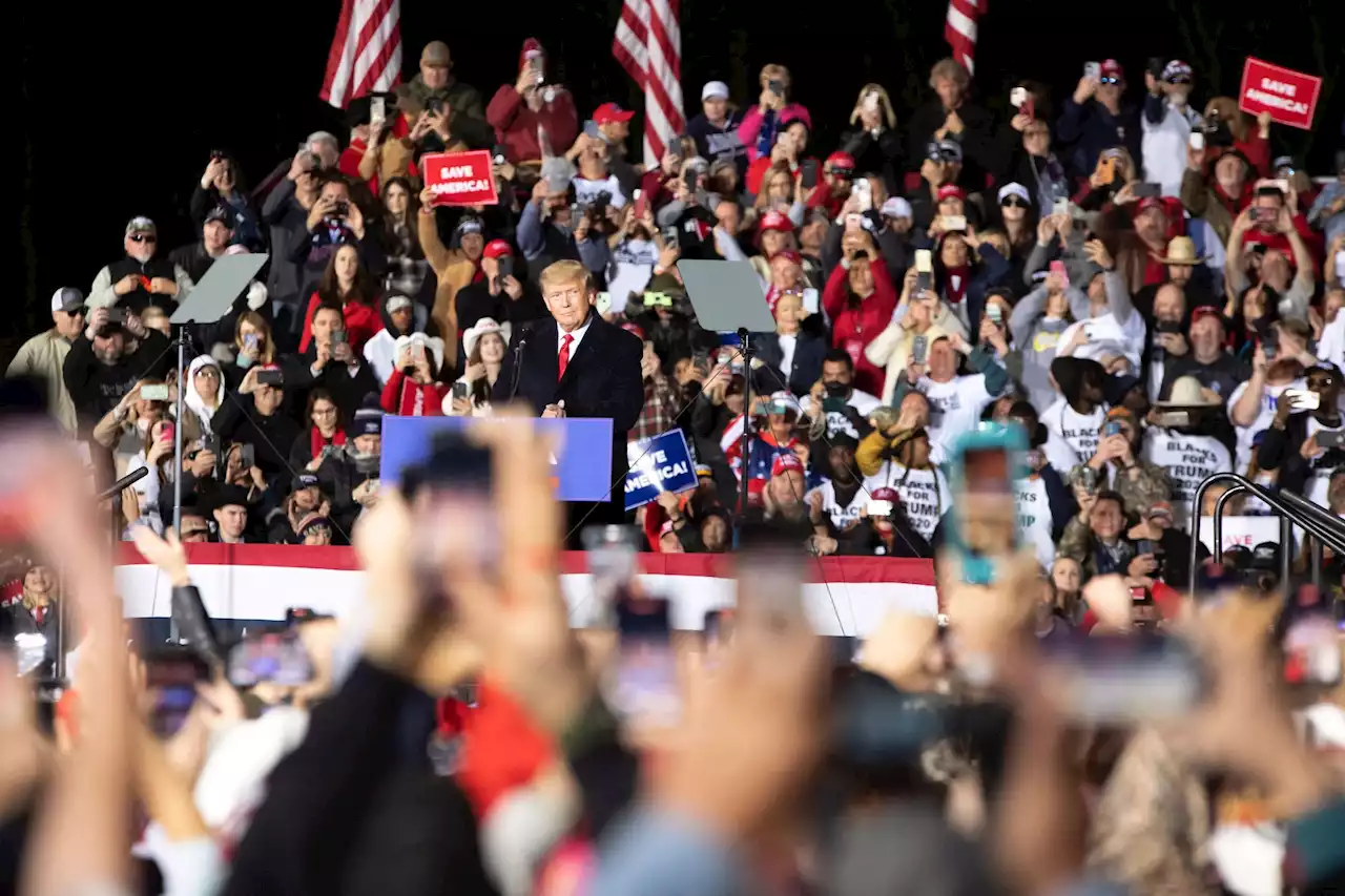 Confederate Flags, Conspiracies, and the Ghost of JFK Jr.: What I Saw at Trump's Bananas Texas Rally