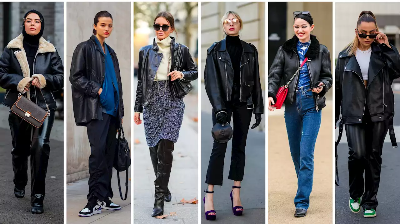 Guida in 15 look alla giacca di pelle nera per la primavera