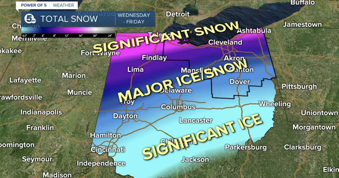 MAJOR WINTER STORM: Flooding rain followed by dangerous ice and heavy snow heading our way