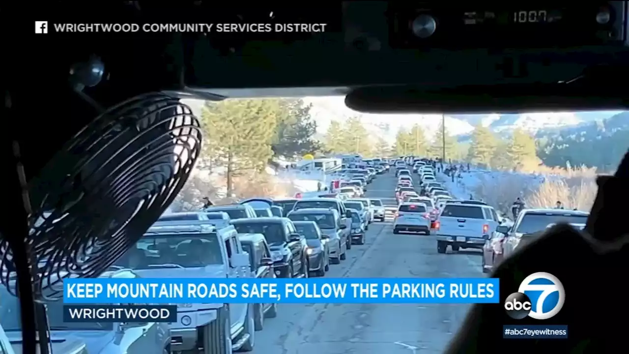 Illegal parking on mountain roads causing traffic hurdles for Wrightwood first responders: officials