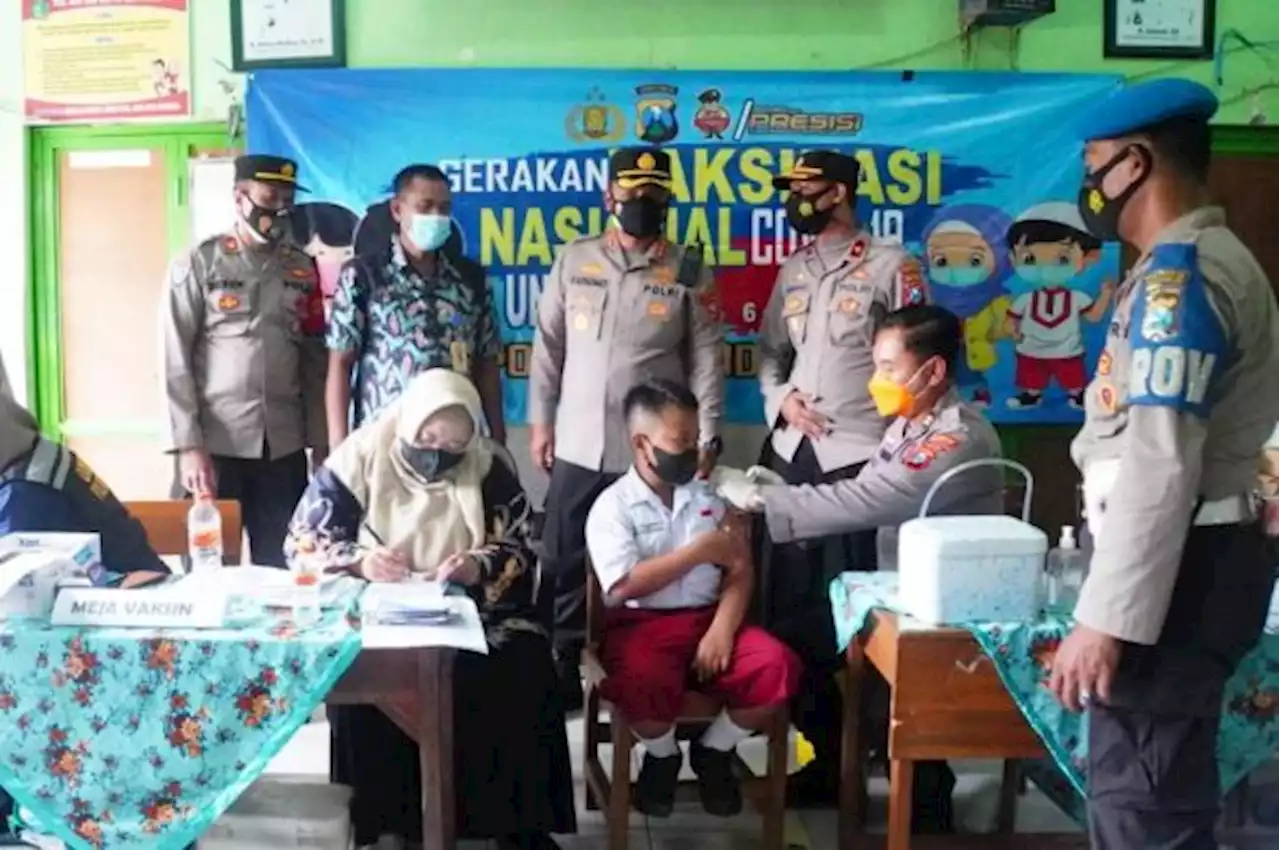 Digeber, Capaian Vaksinasi Anak 6-11 Tahun Sidoarjo Terus Meningkat