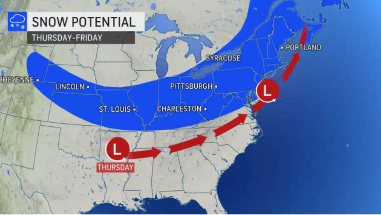 Another snowstorm may be brewing, could impact N.J. later this week