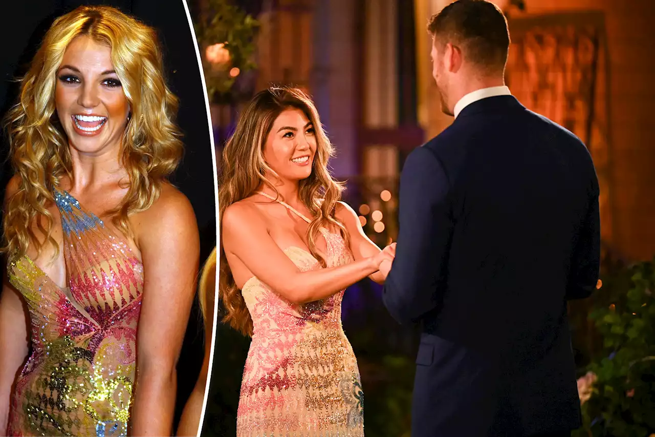 ‘Bachelor’ contestant channels Britney Spears in vintage Versace