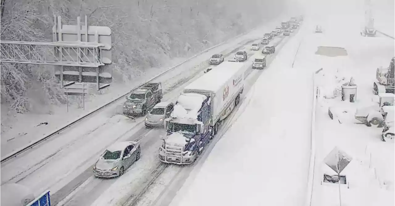 Trapped 'for more than 20 hours,' motorists battle U.S. snowstorm