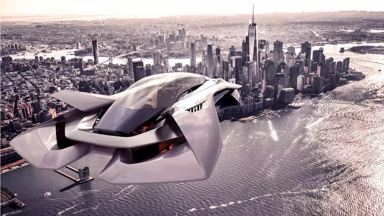 This James Bond-Style eVTOL Looks Like a Sports Car Married a Fighter Jet