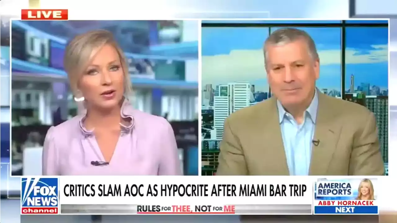 Fox News Host Stunned by Colleague’s Defense of AOC