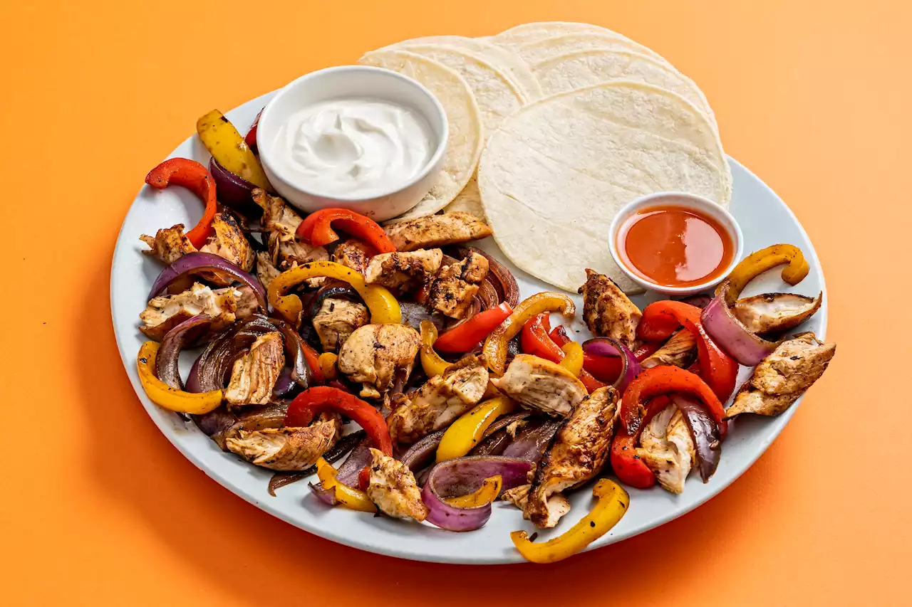 These chicken fajitas can be on the table in 30 minutes