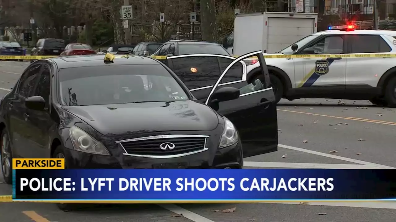 Lyft driver shoots 2 suspects during carjacking in Philadelphia, police say