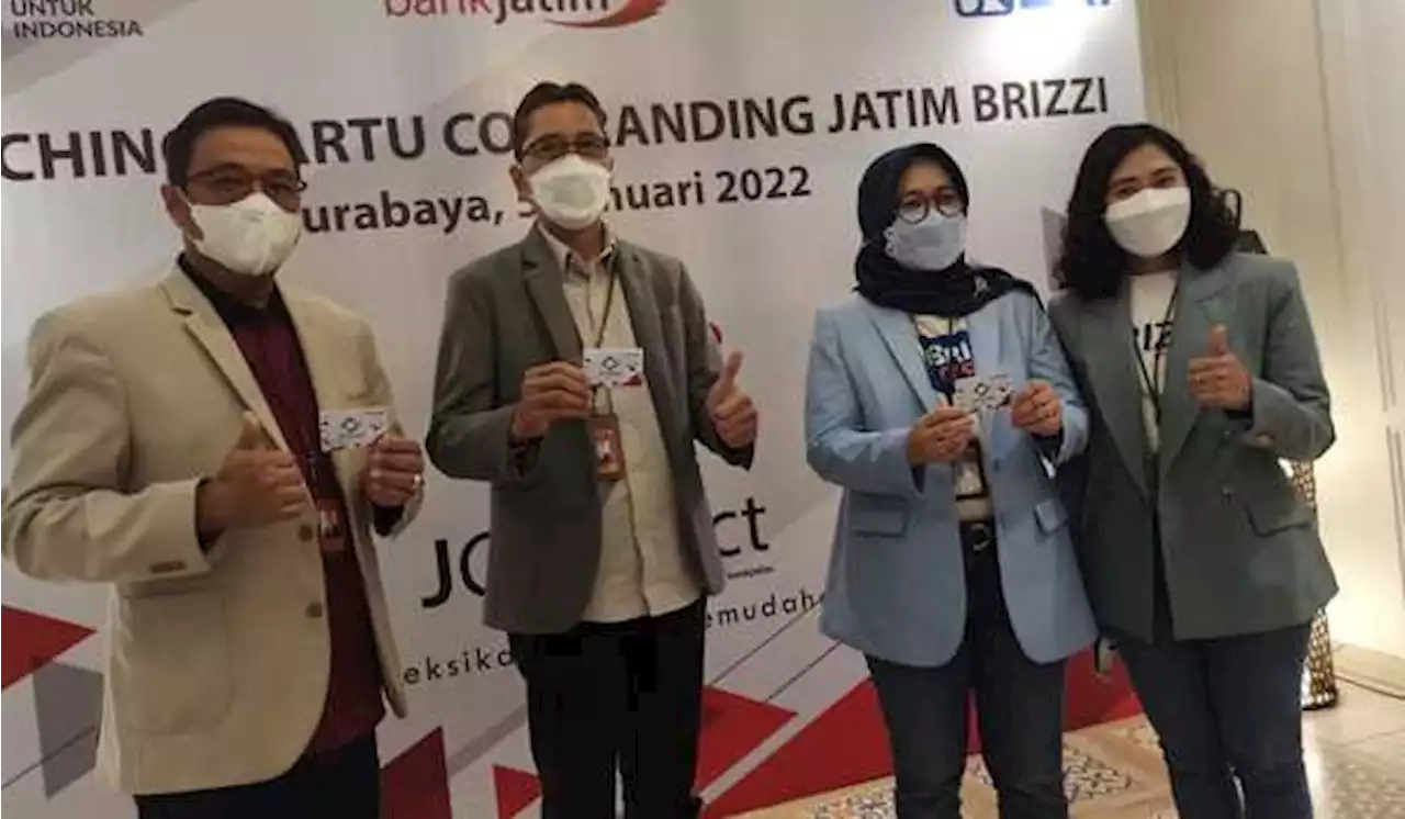 BRI dan Bank Jatim Kolaborasi Kartu Co-Branding Jatim Brizzi