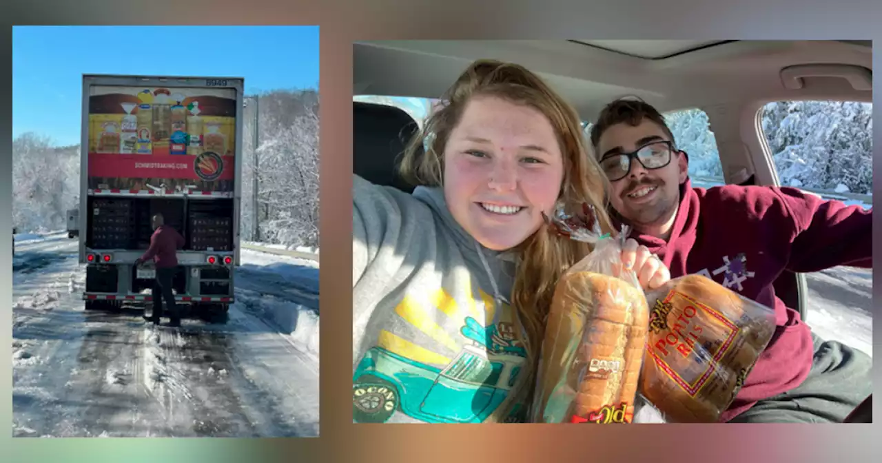 Bread company steps up to feed dozens of motorists stranded on Virginia highway