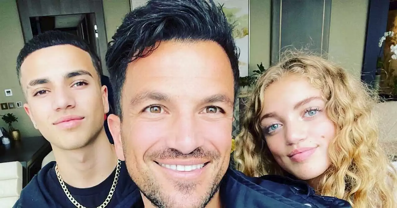 Peter Andre shares snap of rarely seen kids with Emily MacDonagh