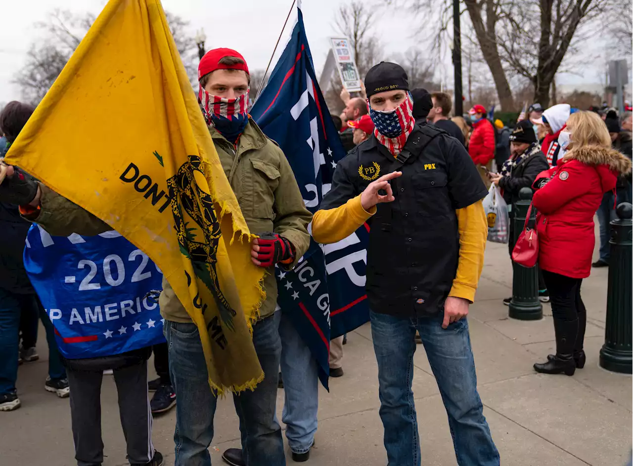 'Cops are the primary threat,' warned the Proud Boys' encrypted messaging channel