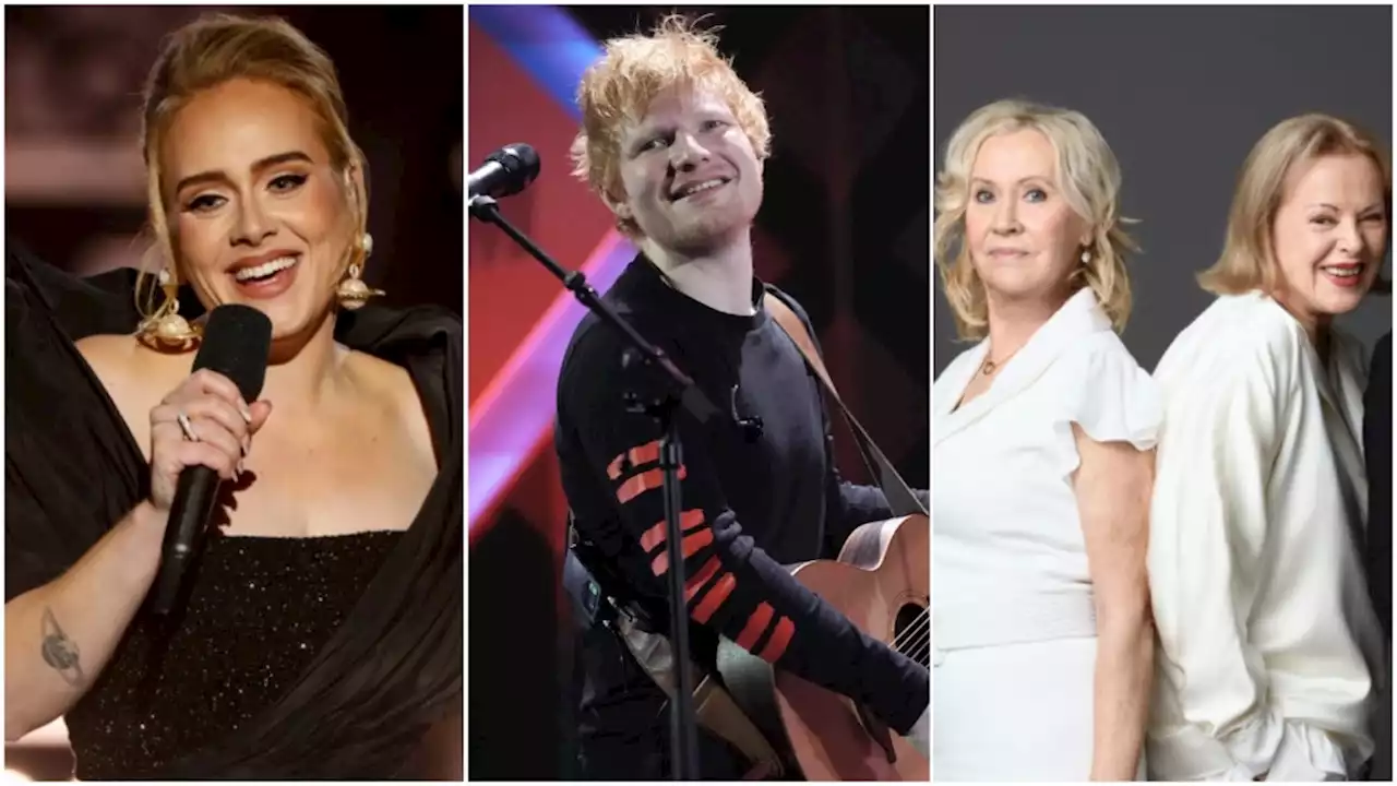 U.K. Year-End Charts Topped by Adele, Ed Sheeran, ABBA Albums; Consumption Grows, but at a Slower Pace