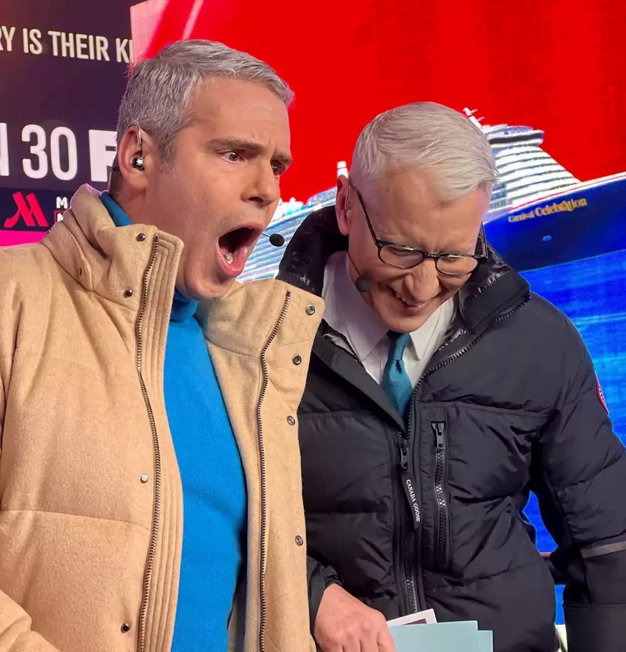 Andy Cohen Called Out Bill de Blasio, Mark Zuckerberg, and More During His Drunken NYE Hosting Gig