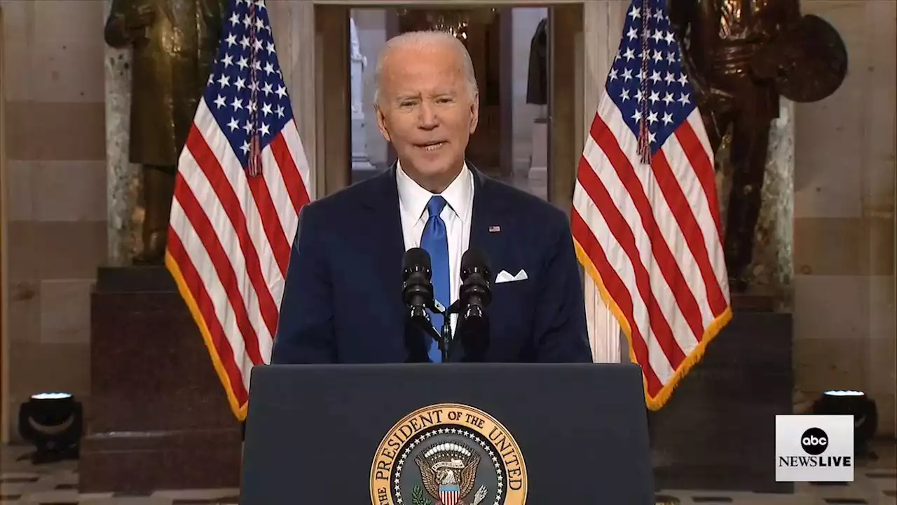 Jan. 6 live updates: Biden speaks at US Capitol