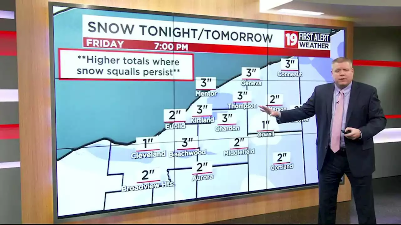 Lake effect snow event expected Thursday night into Friday (First Alert Weather Day)