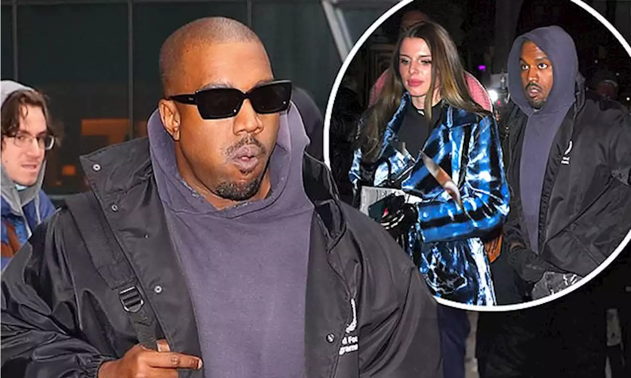 Kanye West gets caught wearing SAME clothes after Julia Fox hotel stay