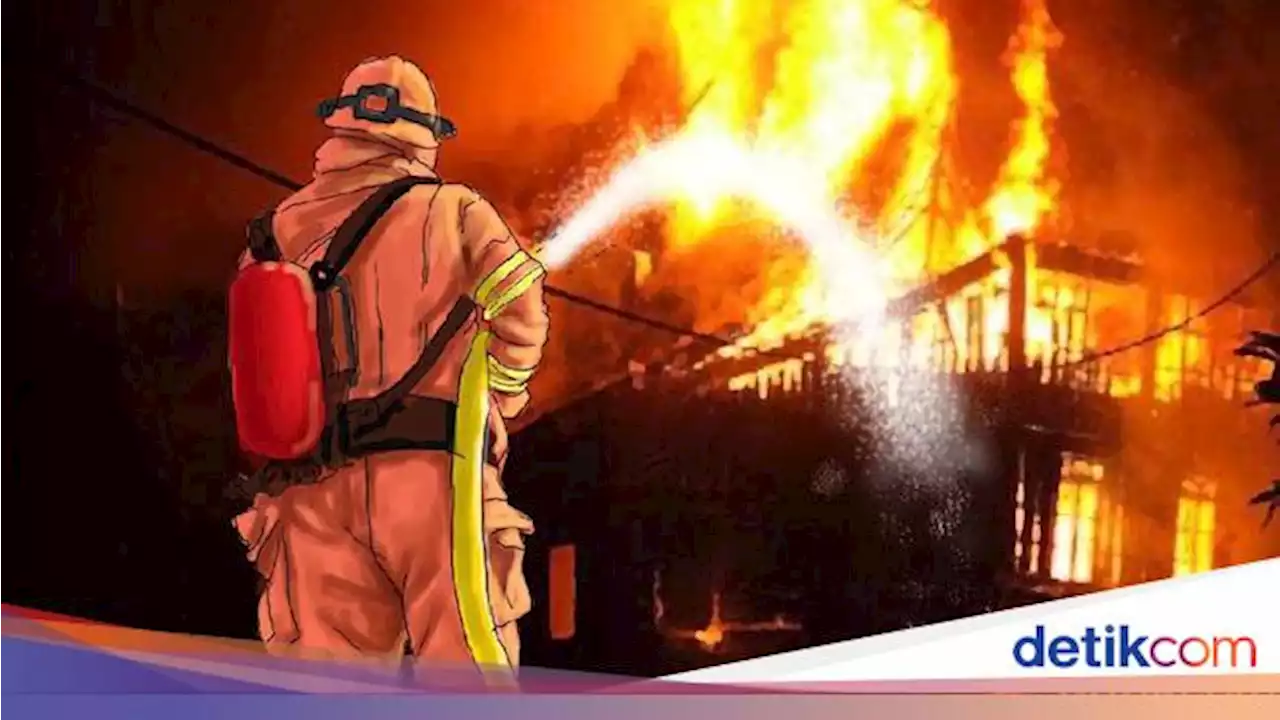 Rumah di Slipi Jakbar Terbakar, 10 Unit Mobil Damkar Dikerahkan