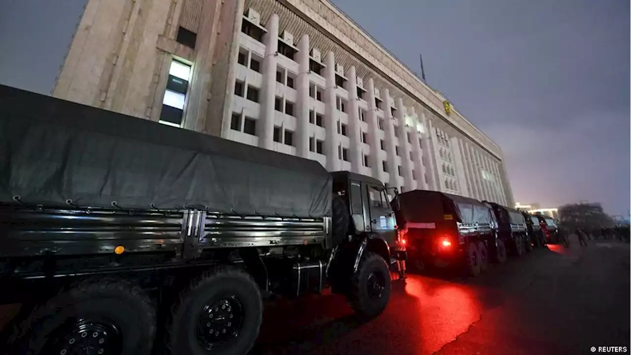 Протесты в Казахстане: началась отправка 'миротворческих сил ОДКБ' | DW | 06.01.2022