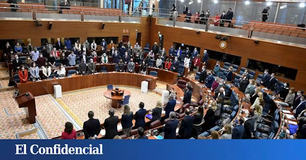 Diputados sin debutar en la Asamblea de Madrid: una sola pregunta o ninguna en 6 meses