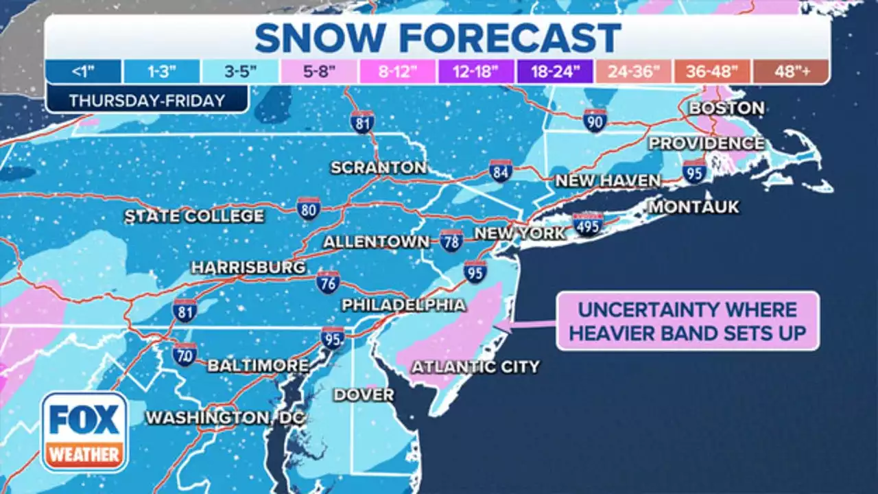 Winter storm takes aim at Mid-South, East Coast: Timeline of expected snow