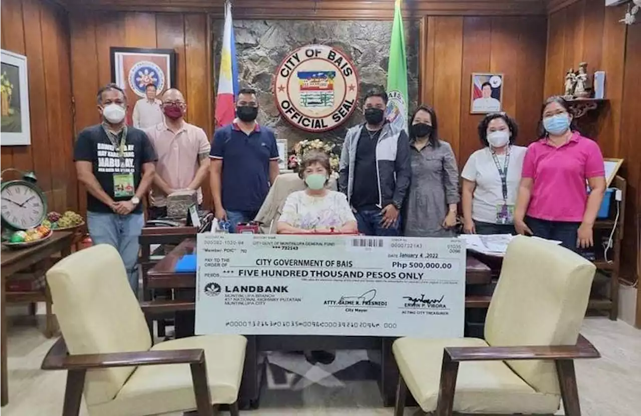 Muntinlupa City distributes P20-M financial assistance to LGUs hit by ‘Odette’